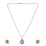 22k Gold Plated Amolya Khushaali Pendant Set
