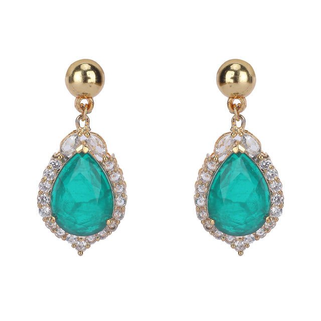 22k Gold Plated Amolya Ravya Pendant Set