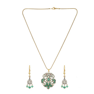 22k Gold Plated Amolya Indulekha Pendant Set