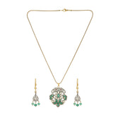 22k Gold Plated Amolya Indulekha Pendant Set