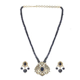 22k Gold Plated Amolya Yugmika Pendant Set
