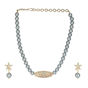 22k Gold Plated Amolya Taraka Choker Set