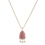 22k Gold Plated Amolya Shubhra Pendant Set