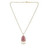 22k Gold Plated Amolya Shubhra Pendant Set