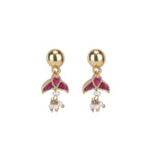 22k Gold Plated Amolya Shubhra Pendant Set