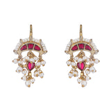 22k Gold Plated Amolya Padmika Pendant Set