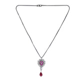 22k Gold Plated Amolya Ruhira Pendant Set