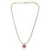 Sparsh 22k Gold Plated Ruby Exclusives Pendant