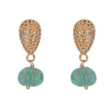 22k Gold Plated Amolya Varnya Pendant Set