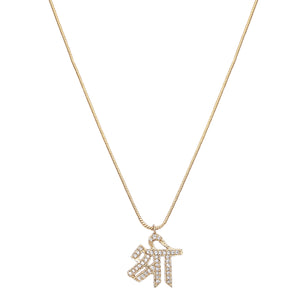 22k Gold Plated Shri  Pendant