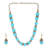 22k Gold Plated Amolya Neelaya Necklace Set