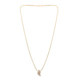 Sparsh 22k Gold Plated Zircon Exclusives Pendant