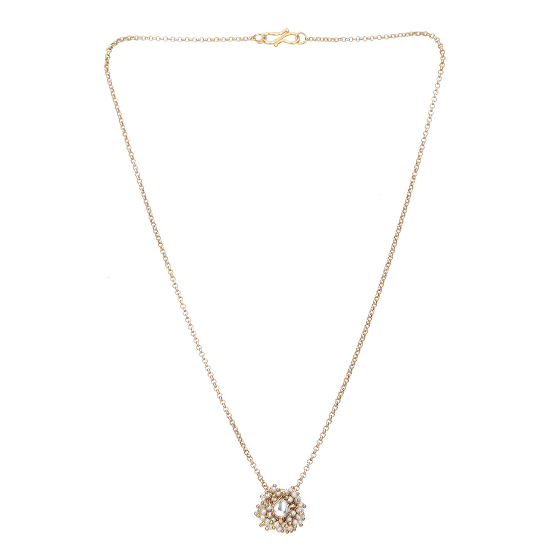 Sparsh 22k Gold Plated Fresh Water Pearl Pendant
