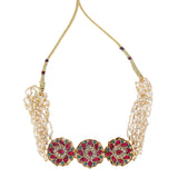 22k Gold Plated Amolya Trilota Choker Set