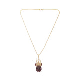 22k Gold Plated Damru Pendant