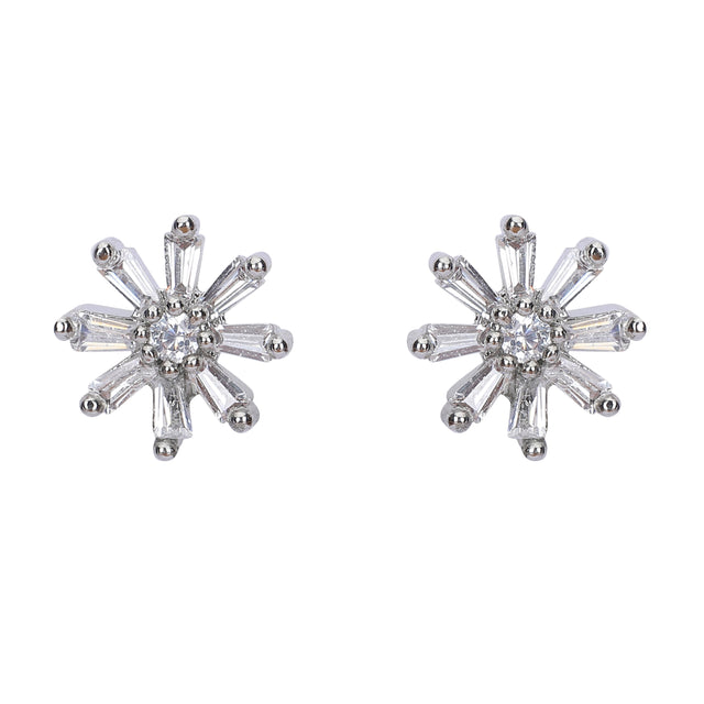 Sparsh 22k Gold Plated Zircon Ear Studs & Drops