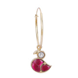 Sparsh 22k Gold Plated Hoops