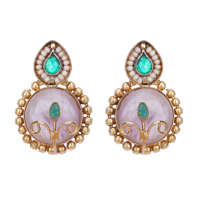 22k Gold Plated Trisha Ear Studs