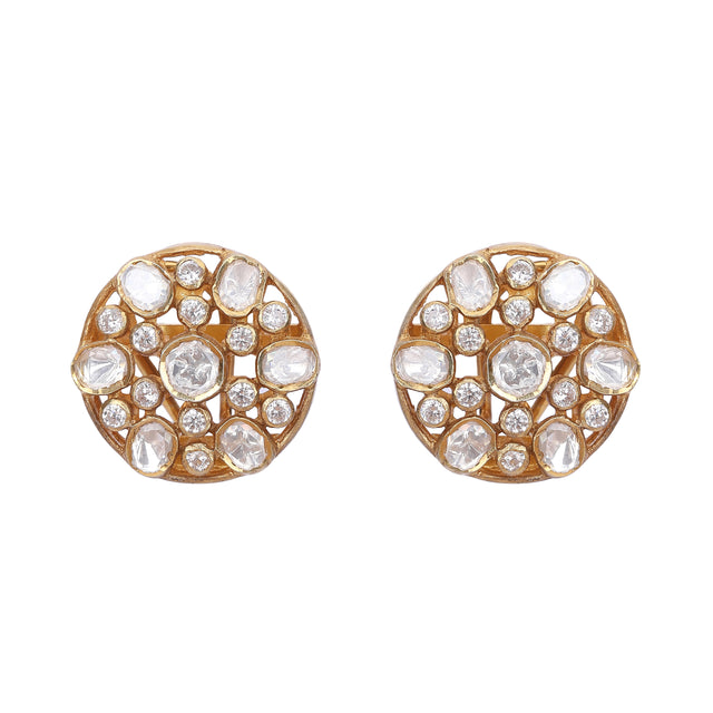 22k Gold Plated Potli Ear Studs