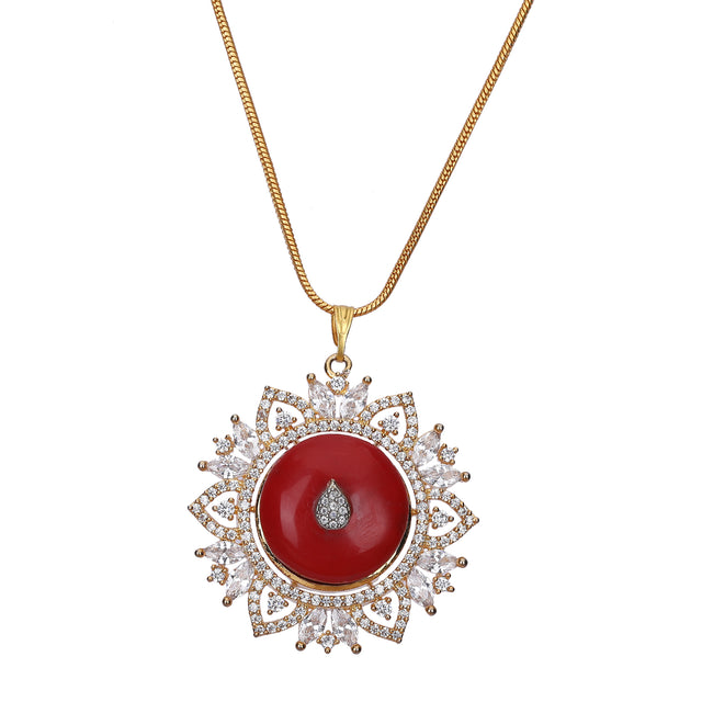 22k Gold Plated Rupali Pendant