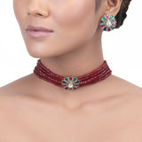 GULUBAND Yagasri polki choker set