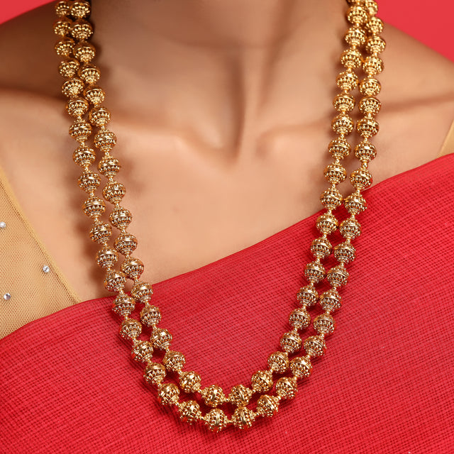 Swarnam - Gold Strings Aishwarya Necklace Set