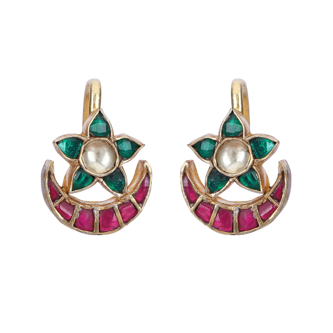 22k Gold Plated Chand Star Earcuff