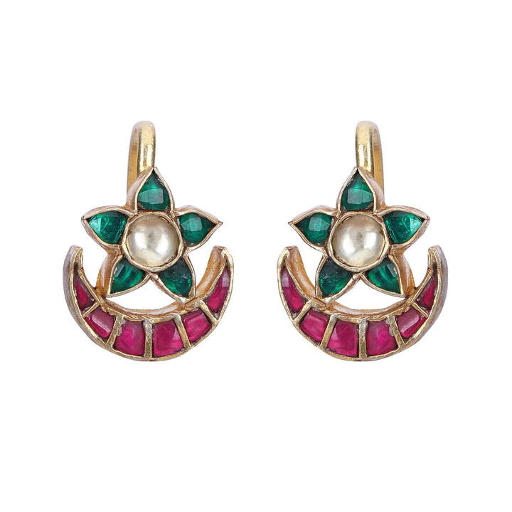 22k Gold Plated Chand Star Earcuff