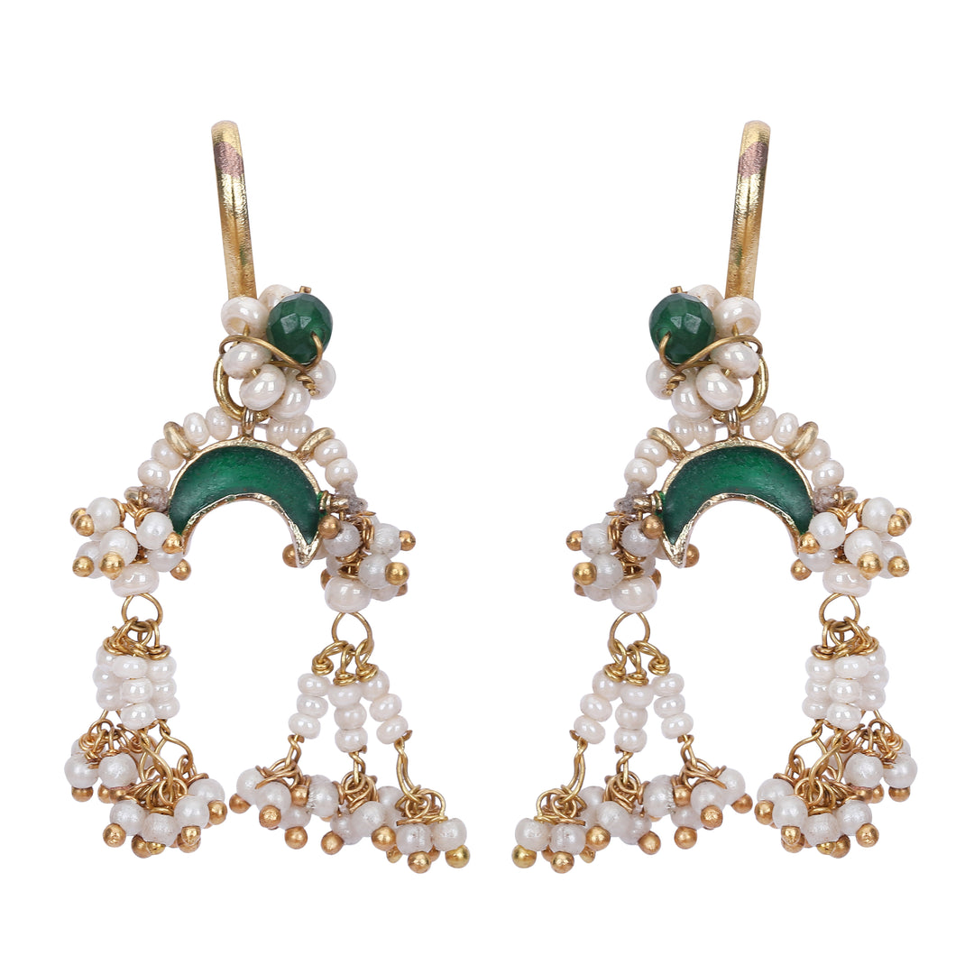 22k Gold Plated Meena Earcuff