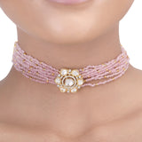 GULUBAND Zita choker POLKI set