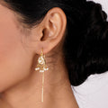 22k Gold Plated Sui Dhaga Yoshita Earring