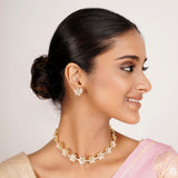 22k Gold Plated Zivara Vanya Necklace Set