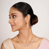 22k Gold Plated Zivara Taruja Necklace Set