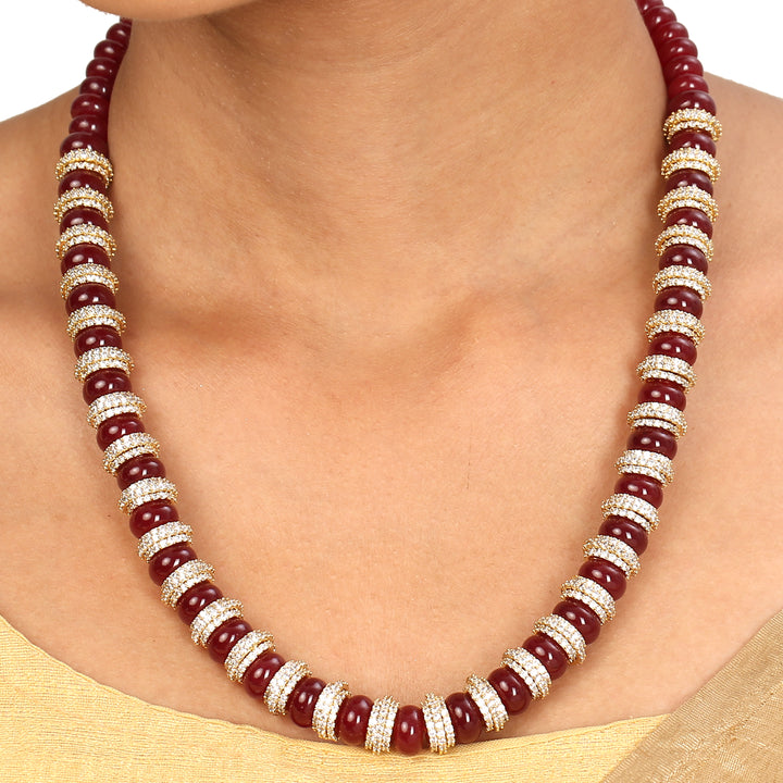 22k Gold Plated Sampada Abhijita Necklace