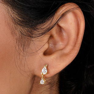 22k Gold Plated Ziya Dawn Studs