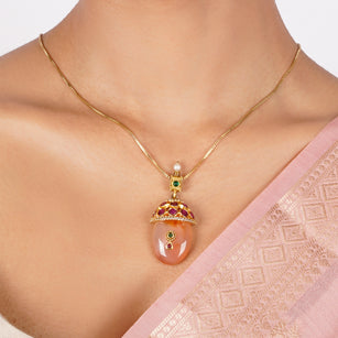 22k Gold Plated Nyra Kalika Pendant