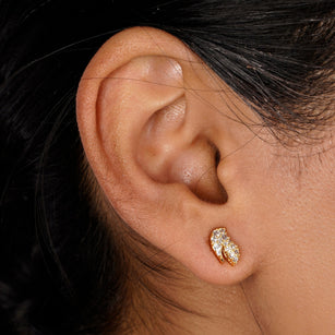 22k Gold Plated Ziya Velvet Studs