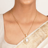 22k Gold Plated Ridhi Varga Pendant Set
