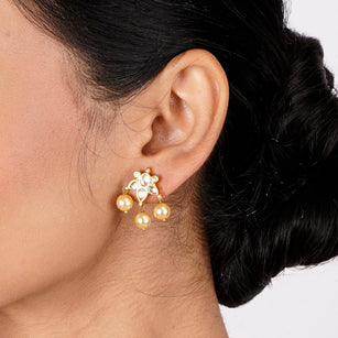 22k Gold Plated Nyra Quenby Earring