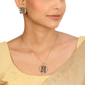 22k Gold Plated Sampada Devyasha Pendant set
