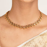 22k Gold Plated Kanaka Jivika Necklace Set