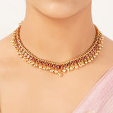 22k Gold Plated Sunheri Vaidehi Necklace Set