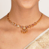 22k Gold Plated Kanaka Tiya Necklace Set