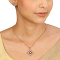 22k Gold Plated Sampada Girinanda Pendant set