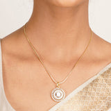 22k Gold Plated Ridhi Manimala Pendant Set