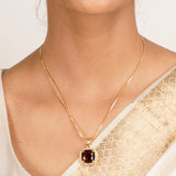 22k Gold Plated Ridhi Kanduka Pendant Set