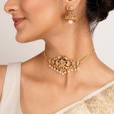 22k Gold Plated Kanaka Kiyana Necklace Set