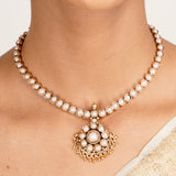 22k Gold Plated Kanaka Vanya Necklace Set