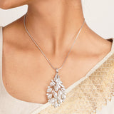 22k Gold Plated Ridhi Pushpa Pendant Set