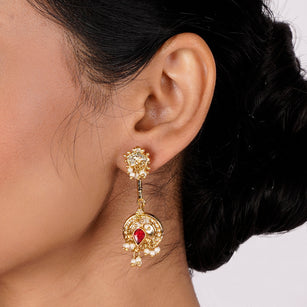 22k Gold Plated Nyra Enaaya Earring